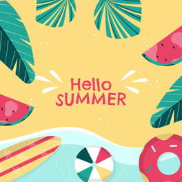 Motion-Graphic-of-Flat-summer-background