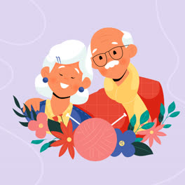 Motion-Graphic-of-Hand-drawn-national-grandparents'-day-background