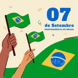 Gráfico-En-Movimiento-De-Fondo-Plano-Para-La-Celebración-Del-Día-De-La-Independencia-Brasileña