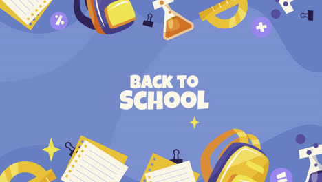 Motion-Graphic-of-Flat-background-for-back-to-school-season