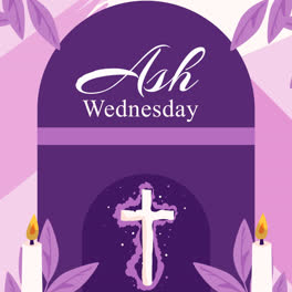 Motion-Graphic-of-Flat-vertical-poster-template-for-religious-ash-wednesday-celebration