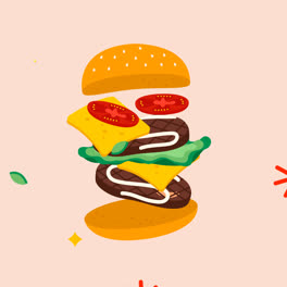 Motion-Graphic-of-Hand-drawn-delicious-food-restaurant-facebook-template