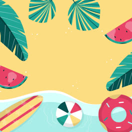 Motion-Graphic-of-Flat-summer-background