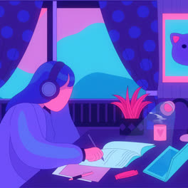 Motion-Graphic-of-Hand-drawn-lo-fi-illustrations