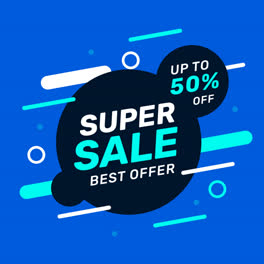 Motion-Graphic-of-Abstract-super-sale-banner-concept