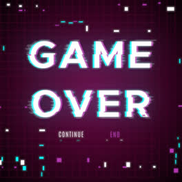 Motion-Graphic-of-Glitch-game-over-background