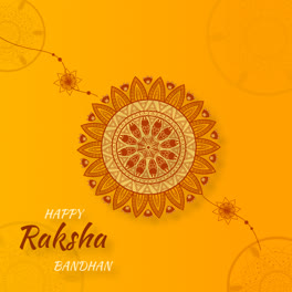 Bewegungsgrafik-Des-Flachen-Raksha-Bandhan-Konzepts