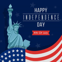 Motion-Graphic-of-Independence-day-flat-design-theme