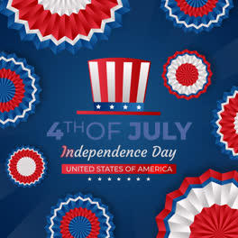 Motion-Graphic-of-Gradient-4th-of-july-independence-day-illustration