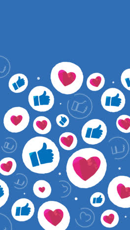 Motion-Graphic-of-Facebook-background-with-hearts-and-likes