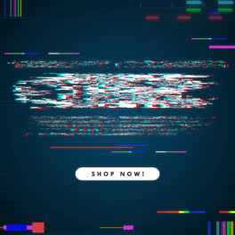 Motion-Graphic-of-Glitch-offer-banner-cyber-monday