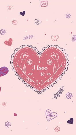 Motion-Graphic-of-Hand-drawn-valentine's-day-background