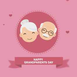 Motion-Graphic-of-Pink-background-of-happy-grandparents-with-hearts