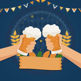 Motion-Graphic-of-Flat-illustration-for-international-beer-day-celebration