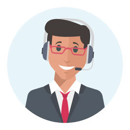 Motion-Graphic-of-Flat-set-of-call-center-avatars