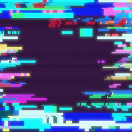 Bewegungsgrafik-Des-Glitch-Hintergrunds