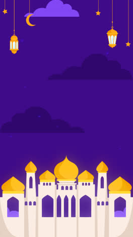 Motion-Graphic-of-Flat-background-for-islamic-eid-al-fitr-celebration