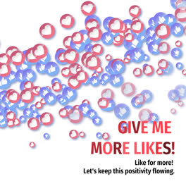 Motion-Graphic-of-Facebook-background-with-heart-and-like-icons