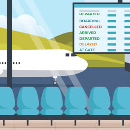 Gráfico-En-Movimiento-Del-Concepto-De-Pandemia-Aeropuerto-Cerrado