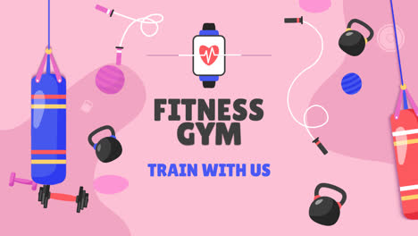 Motion-Graphic-of-Hand-drawn-gym-training-twitch-background