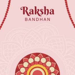 Gráfico-En-Movimiento-De-Fondo-Plano-Para-La-Celebración-Del-Festival-Raksha-Bandhan