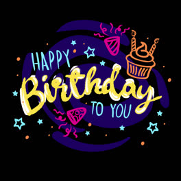 Motion-Graphic-of-Colorful-happy-birthday-lettering