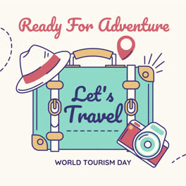 Motion-Graphic-of-Hand-drawn-instagram-posts-collection-for-world-tourism-day-celebration