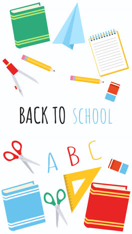 Motion-Graphic-of-Back-to-school-background-with-elements