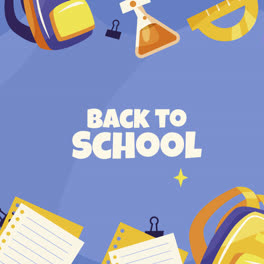 Motion-Graphic-of-Flat-background-for-back-to-school-season