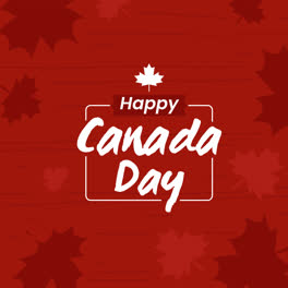 Bewegungsgrafik-Des-Canada-Day-Schriftzugkonzepts