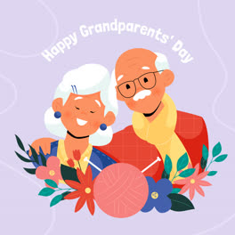 Motion-Graphic-of-Hand-drawn-national-grandparents'-day-background