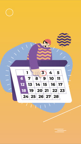 Motion-Graphic-of-Appointment-booking-with-calendar