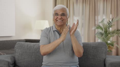 Happy-Indian-old-man-clapping-and-appreciating