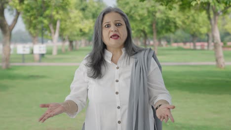 Angry-Indian-mother-shouting-at-her-children-in-park