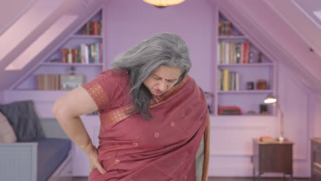 Sick-Indian-old-woman-suffering-from-back-pain