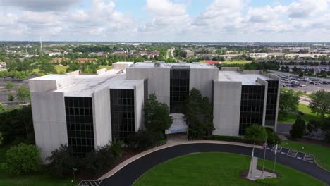 Drone-Ascends-Above-MetLife-Corporation-Office-Building