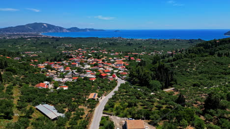 Traditional-Greece-village-by-the-Mediterranean-sea