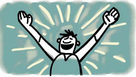 cartoon-animation-of-happy-man-lifting-his-hands-up-in-the-air