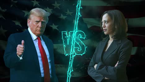 Donald-Trump-VS-Versus-Kamala-Harris-animation-in-4K