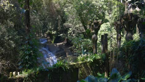 Las-Pozas-art-museum-subtropical-rainforest,-Sierra-Gorda-mountains,-Mexico