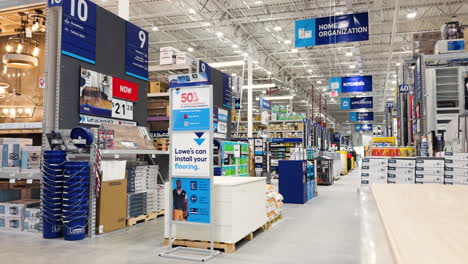 Wide-shot-in-Lowe's-Home-Improvement-Hardware-store