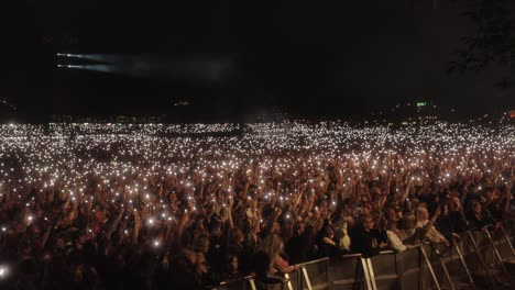 Gran-Multitud-Agitando-Sus-Linternas-En-Un-Festival-De-Música.