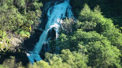 A-waterfall-on-the-forest-covered-cliffs-above-the-Naeroy-fjord