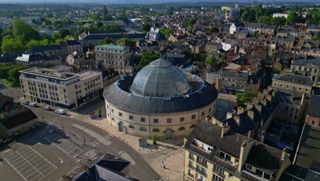 Halle-au-ble-or-wheat-market,-Alencon,-Orne-in-Normandie,-France