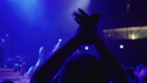 Hand-clapping-in-front-of-a-stage-at-a-small-music-festival