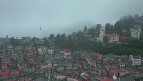 Shimla-Hill-Station-Luftaufnahme-Mall-Straße