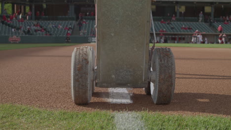 Grounds-Crew-laying-the-chalk-for-the-infield-foul-line