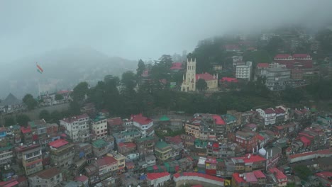 Shimla-Hill-Station-Luftaufnahme-Mall-Straße