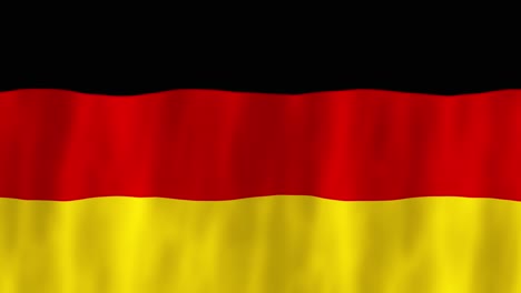 Deutschland-Flagge-Land-Animation-3d-Symbol-Design-Wehend-Im-Wind-Bewegung-National-Patriotismus-Welt-Kultur-Emblem-Banner-Schwarz-Rot-Gelb-Mitteleuropa