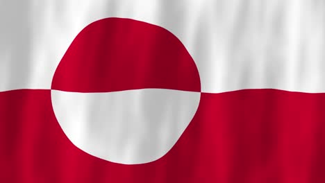 Greenland-flag-country-animation-3D-symbol-design-waving-in-wind-movement-national-patriotism-world-culture-emblem-banner-white-red-North-America